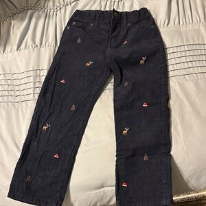 Janie & Jack Corduroy Christmas Pants